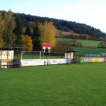 Beispiel für eine Bandenwerbung von Printex aus Würzburg.